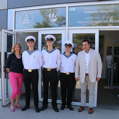 Trojica studenata iz Ukrajine svoj akademski put nastavljaju na Pomorskom fakultetu u Splitu!